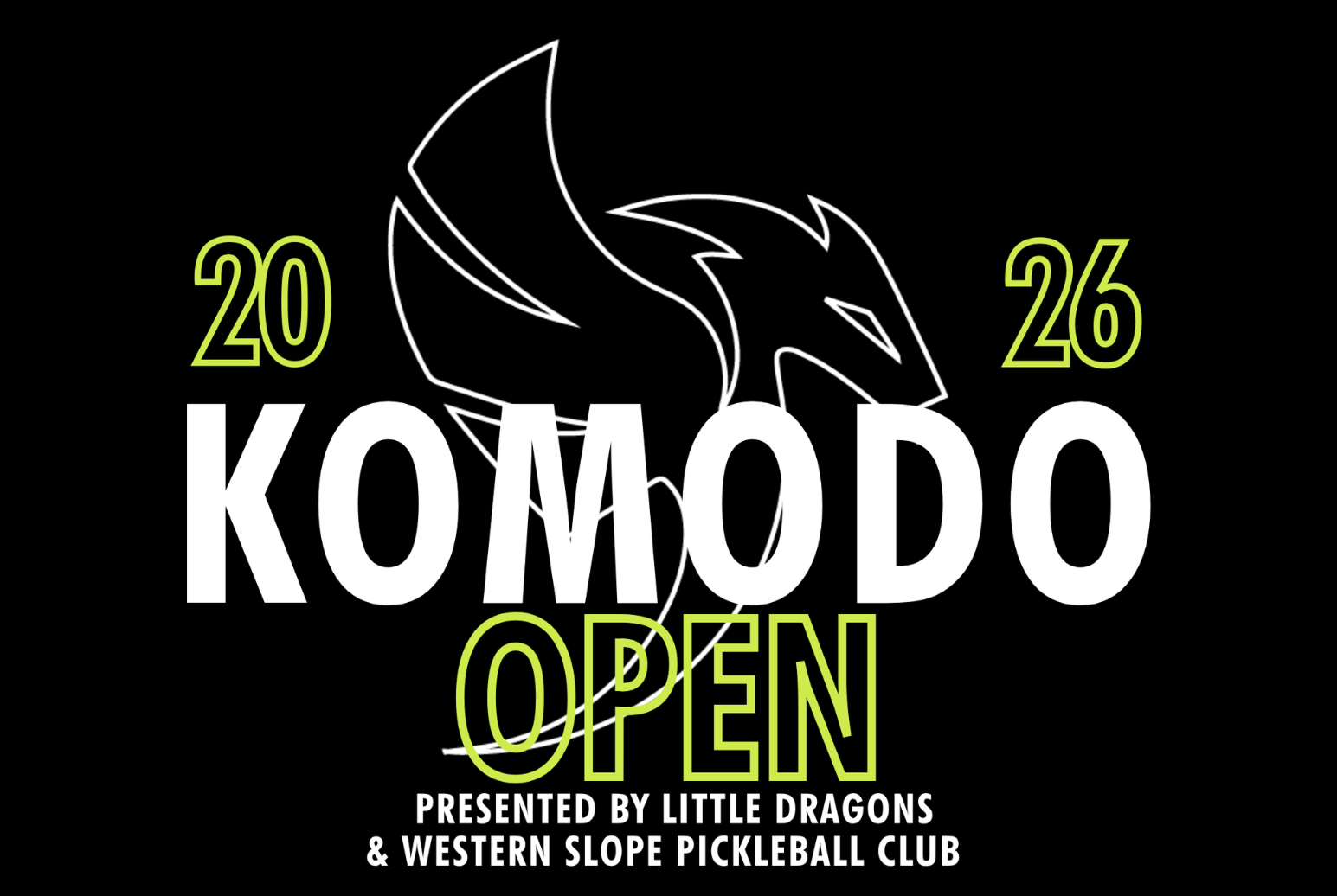 2026 Komodo Open - presented by Little Dragons and Western Slope Pickleball Club